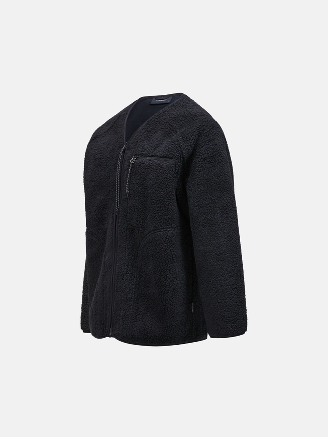 Heavy Pile Oversized Cardigan Men