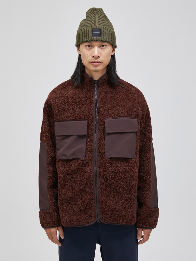 Heavy Pile Oversized Jacket Men