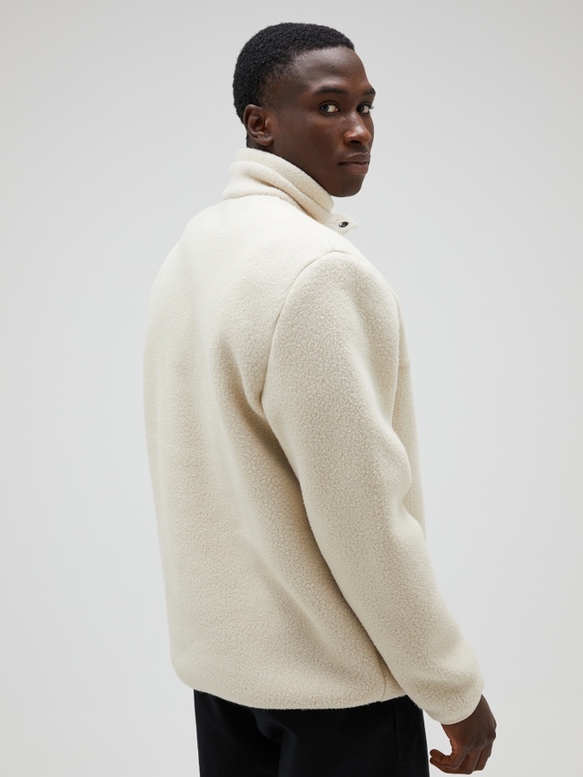 Fleece Snap T-Neck Men