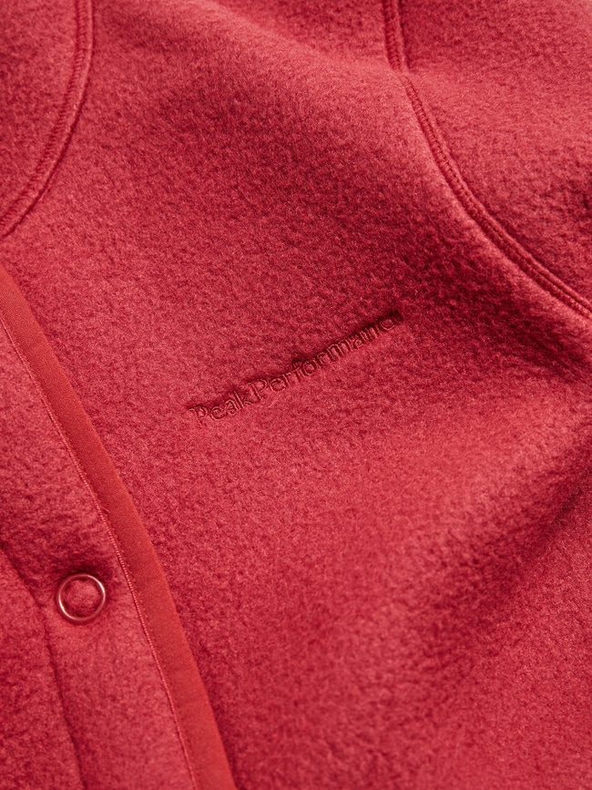 Fleece Snap Cardigan Women