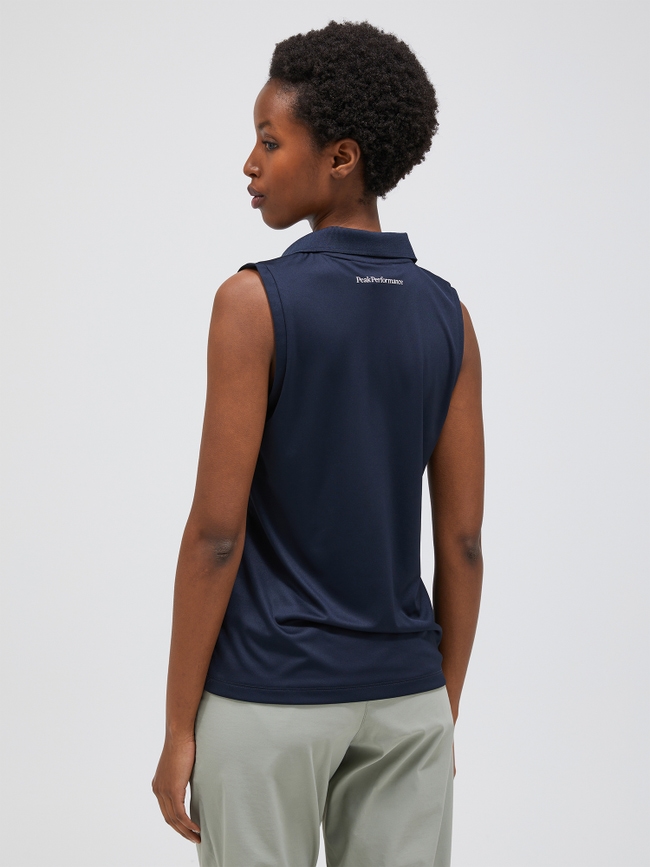 Illusion Sleeveless Polo Women