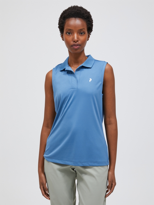 Illusion Sleeveless Polo Women
