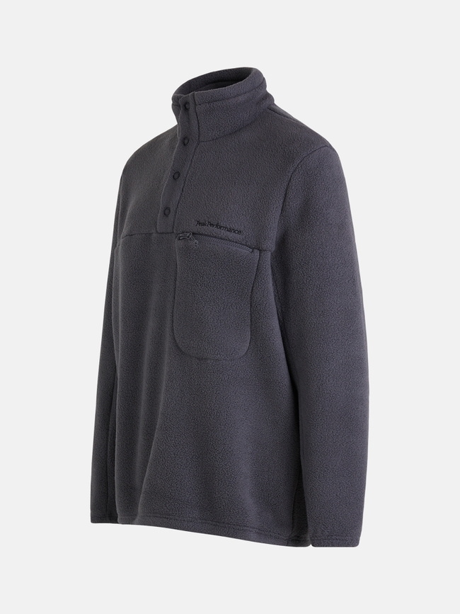 Fleece Snap T-Neck Men