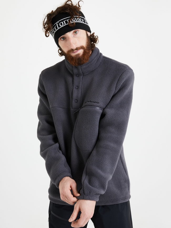 Fleece Snap T-Neck Men