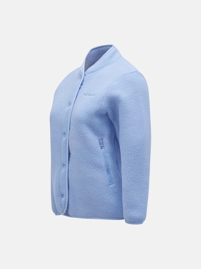 Fleece Snap Cardigan Women