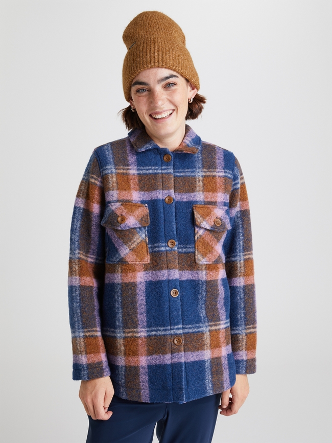 Kelly Wool Shirt Jacket Women