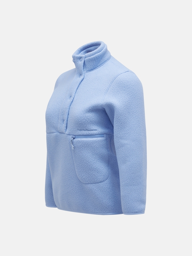 Fleece Snap T-Neck Women