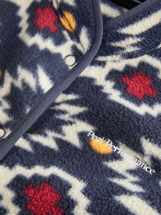 Fleece Snap Cardigan Women