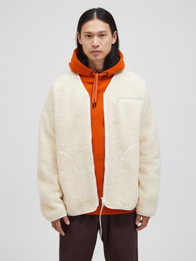 Heavy Pile Oversized Cardigan Men