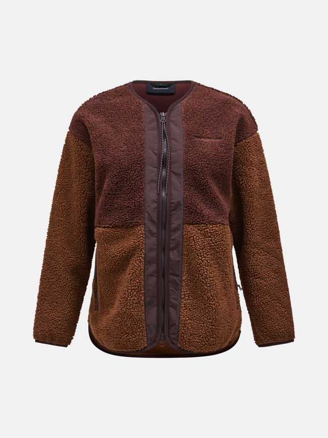 Heavy Pile Oversized Cardigan Women