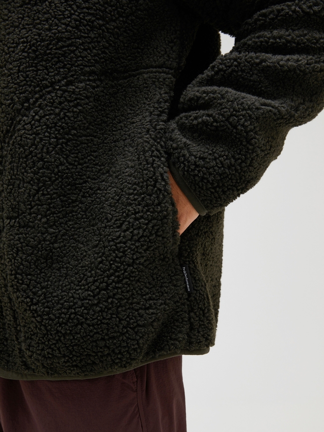 Heavy Pile Oversized Cardigan Men