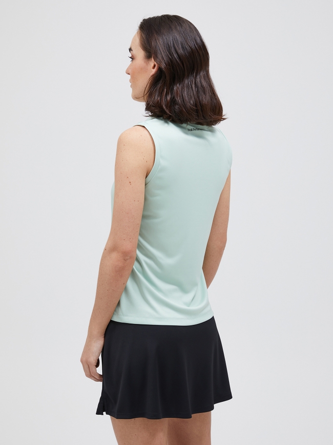 Illusion Sleeveless Polo Women