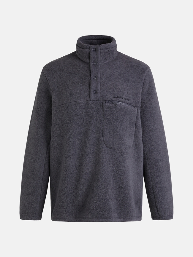 Fleece Snap T-Neck Men