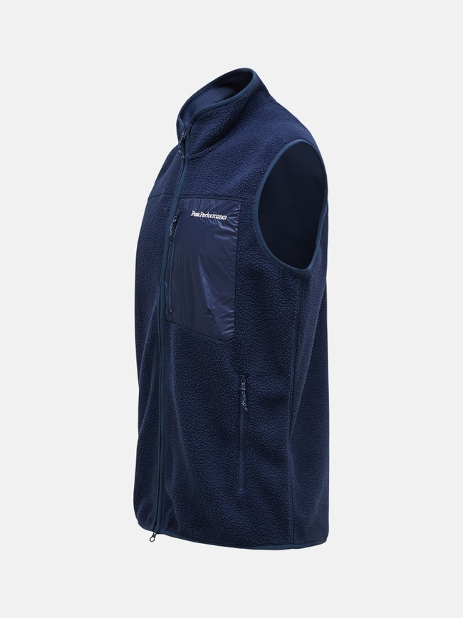 Pile Zip Vest Men