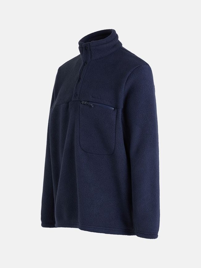 Fleece Snap T-Neck Men