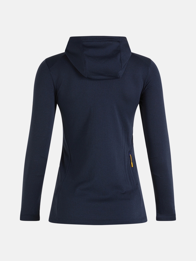 Light Hooded Fleece Half Zip Women