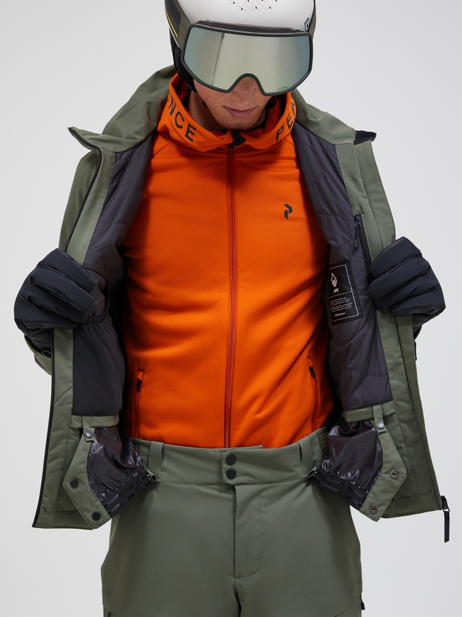 Maroon Insulated 2L Jacket Men