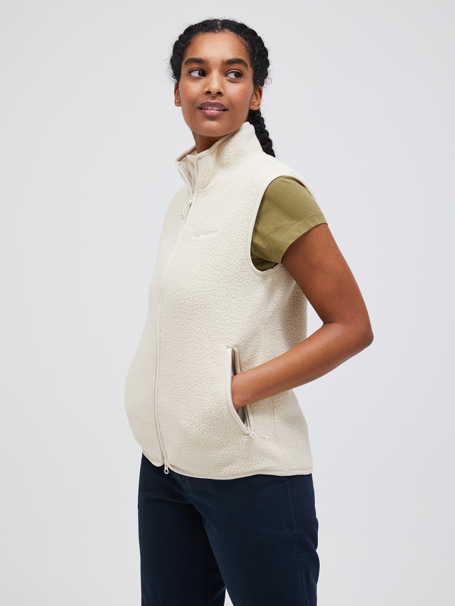 Pile Zip Vest Women
