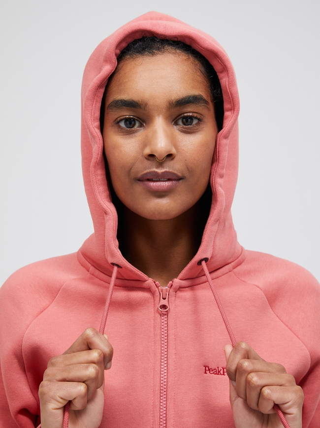 Original Small Logo Zip Hood Women