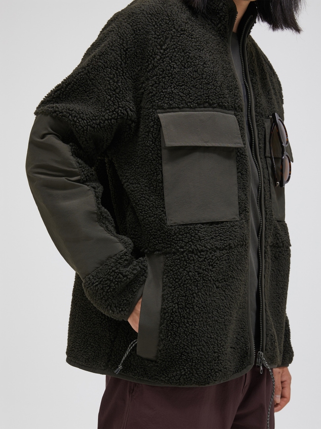 Heavy Pile Oversized Jacket Men