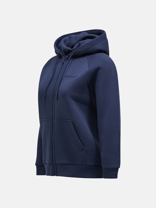 Original Small Logo Zip Hood Women