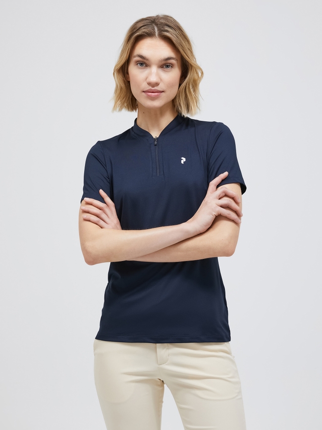Turf Zip Short Sleeve Top Women