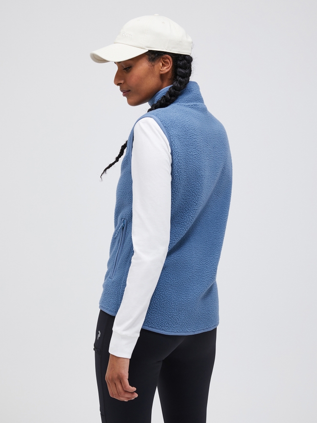 Pile Zip Vest Women