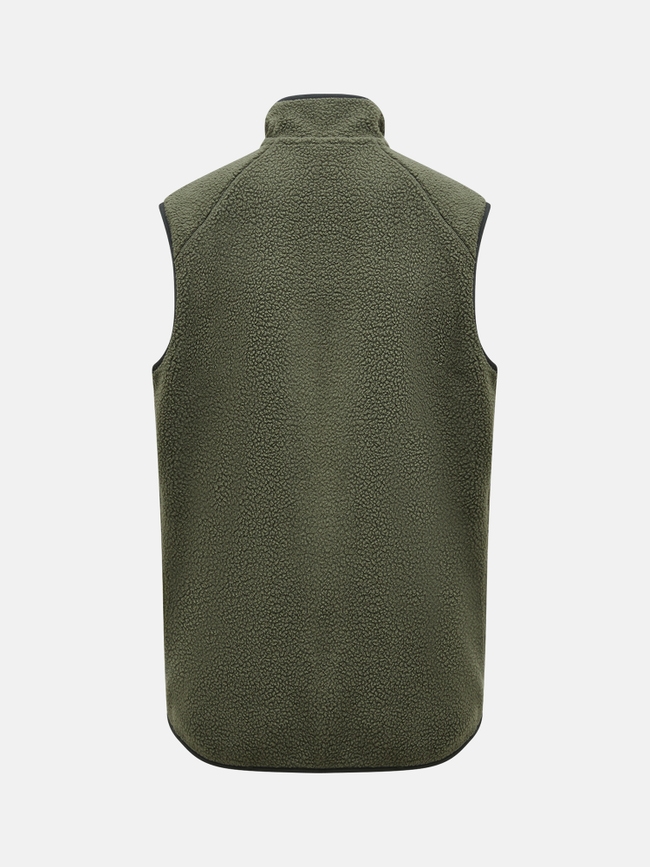 Pile Zip Vest Men