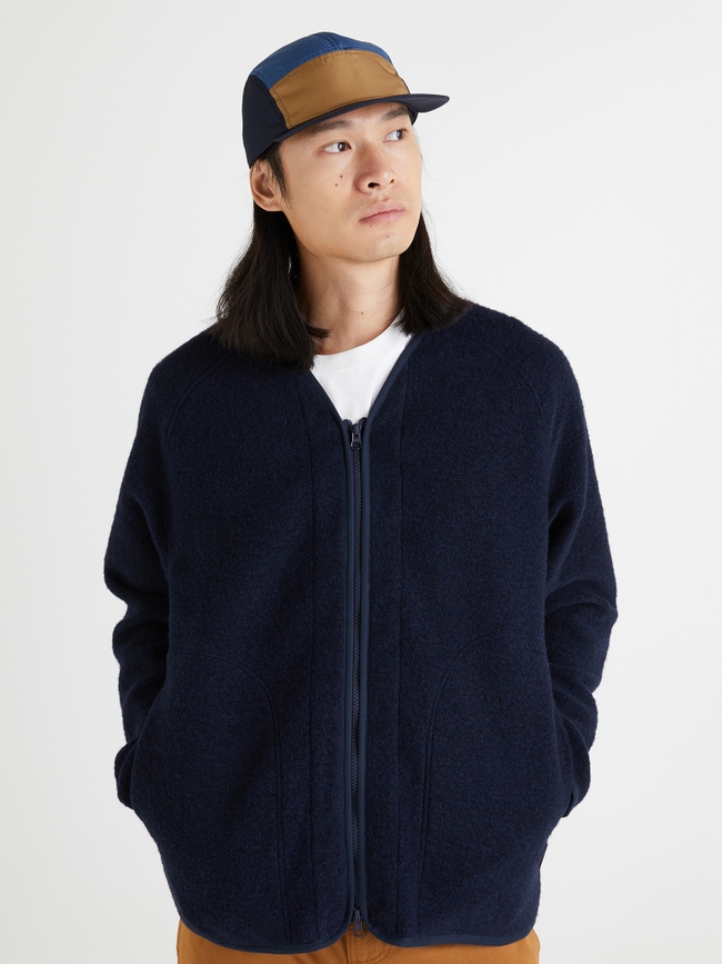 Wool Blend Cardigan Men