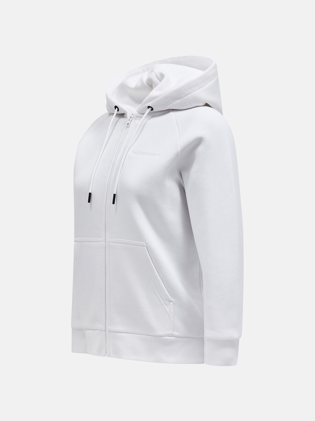 Original Small Logo Zip Hood Women