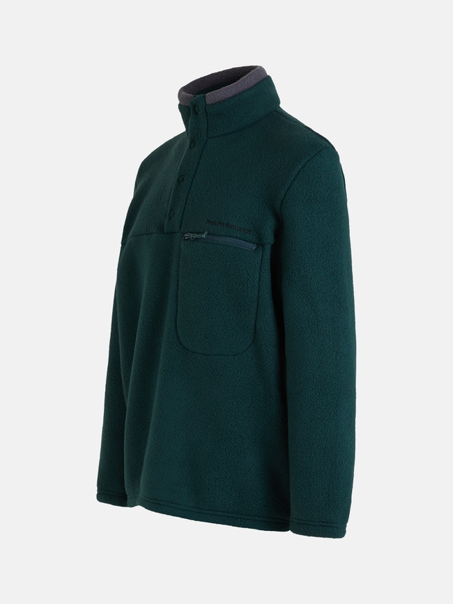 Fleece Snap T-Neck Men