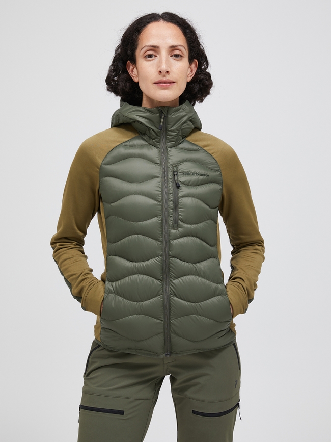 Helium Hybrid Down Hood Jacket Women