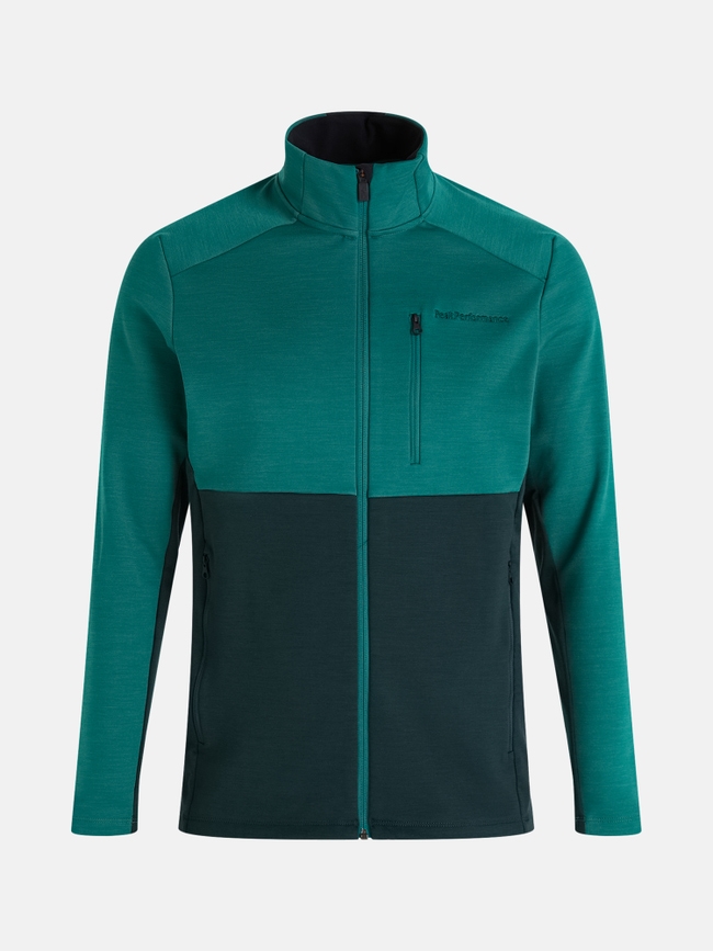Vertical Mid Zip Jacket Men