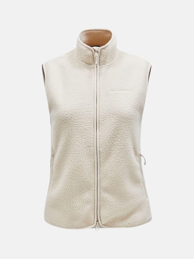 Pile Zip Vest Women