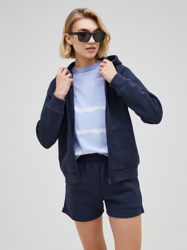 Original Small Logo Zip Hood Women