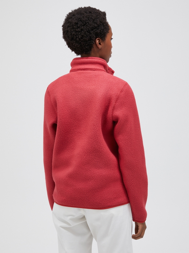 Fleece Snap T-Neck Women