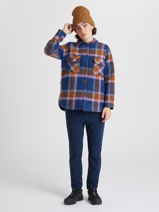 Kelly Wool Shirt Jacket Women