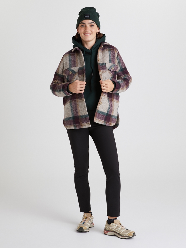 Kelly Wool Shirt Jacket Women