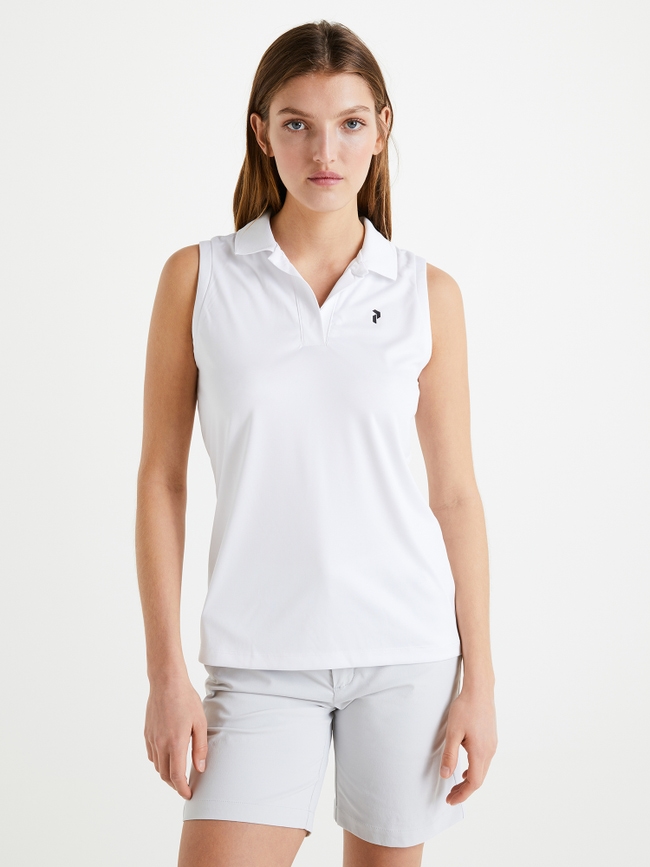 Illusion Sleeveless Polo Women