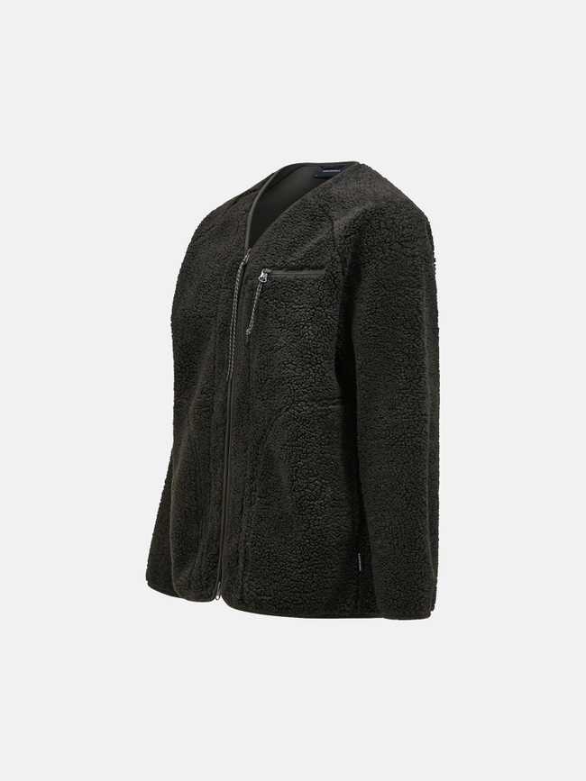 Heavy Pile Oversized Cardigan Men