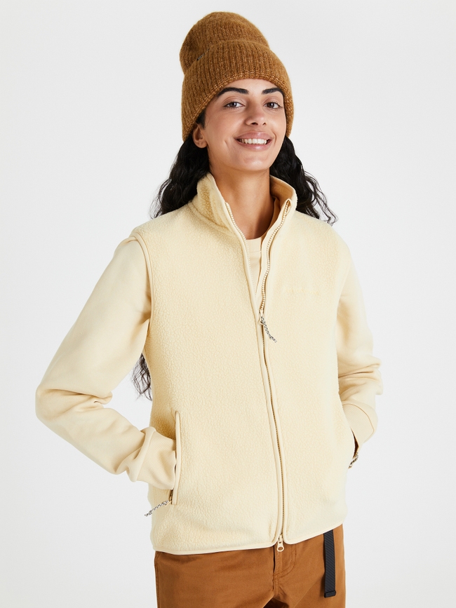 Pile Zip Vest Women
