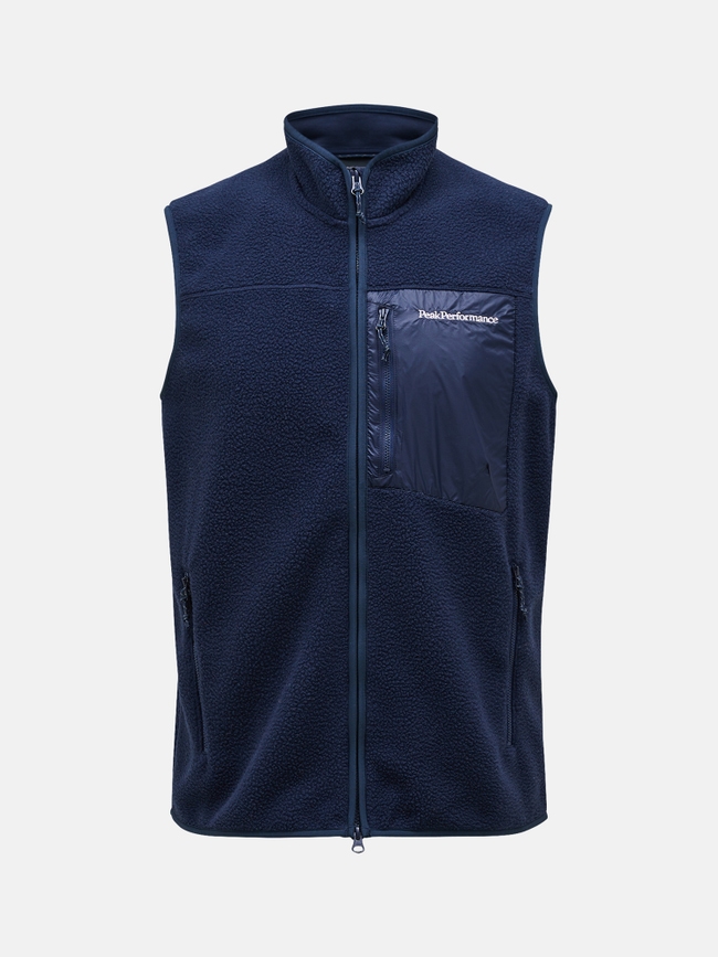 Pile Zip Vest Men