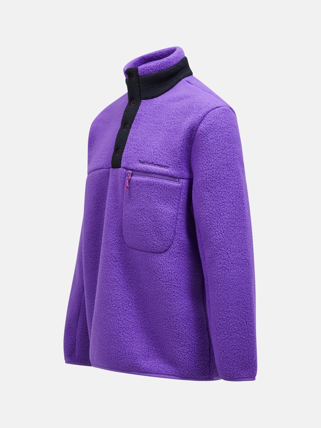 Fleece Snap T-Neck Men