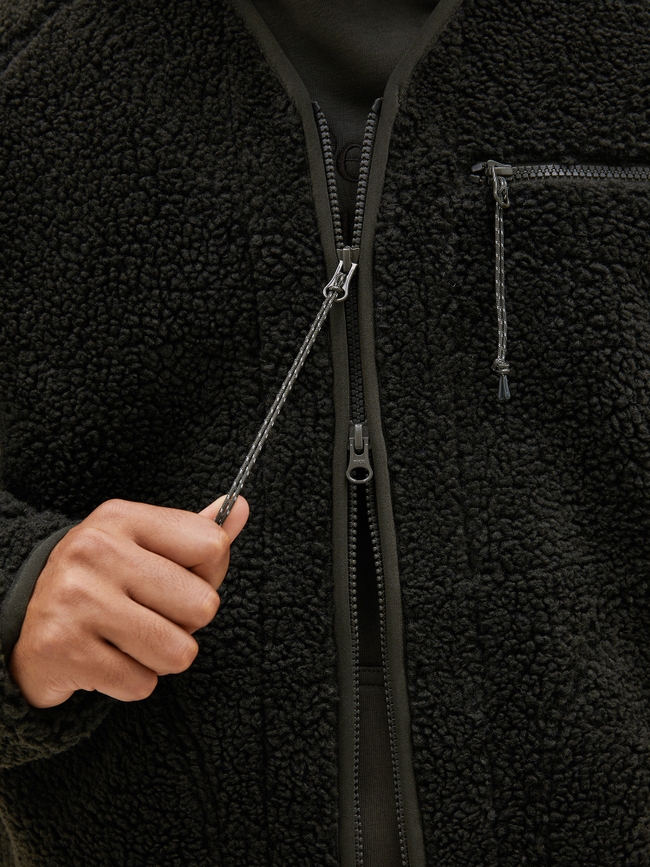 Heavy Pile Oversized Cardigan Men