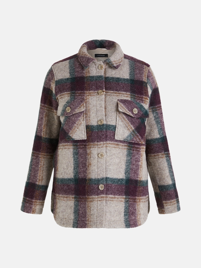 Kelly Wool Shirt Jacket Women