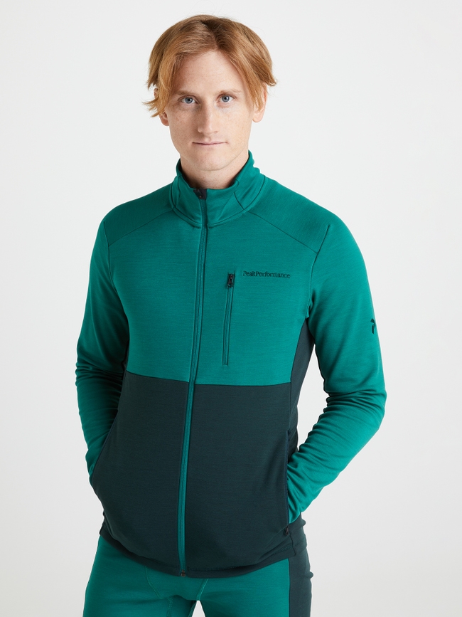 Vertical Mid Zip Jacket Men