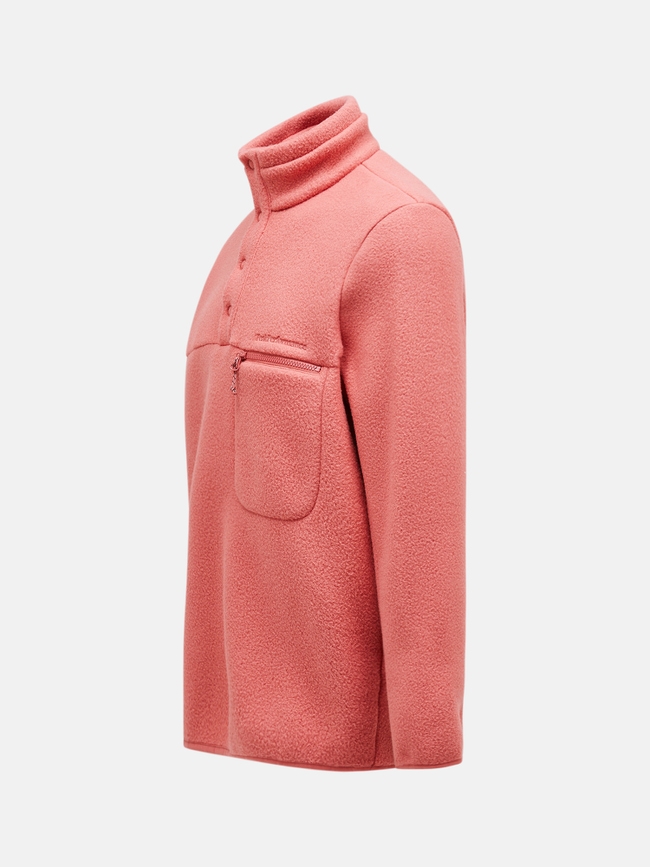 Fleece Snap T-Neck Men