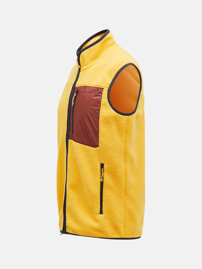 Pile Zip Vest Men