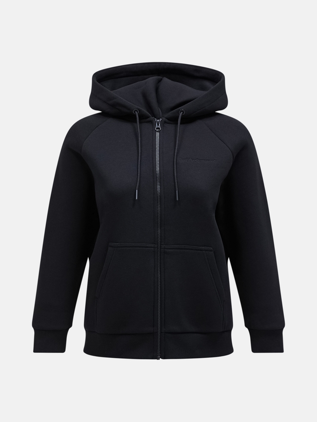 Original Small Logo Zip Hood Women