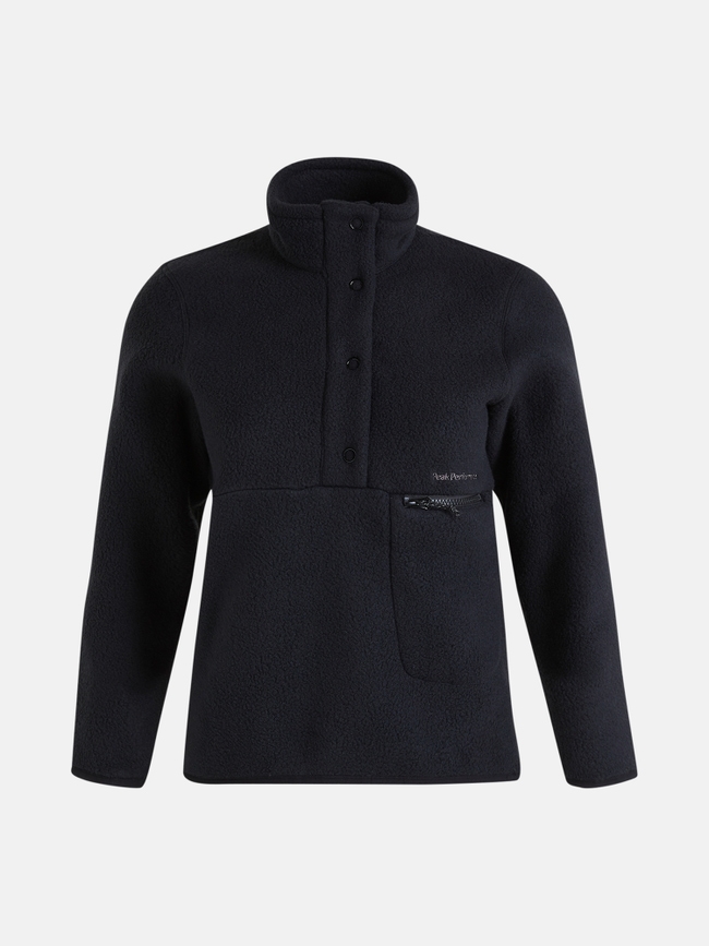 Fleece Snap T-Neck Women